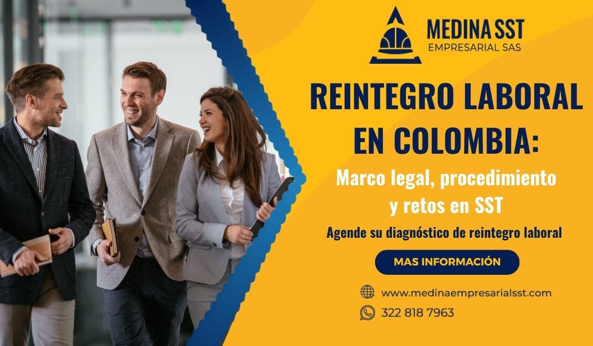 Reintegro laboral con ajustes razonables y retorno seguro al trabajo.