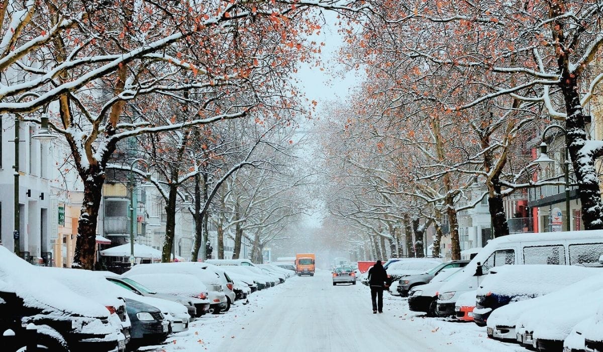 Extremer Wintereinbruch in Deutschland