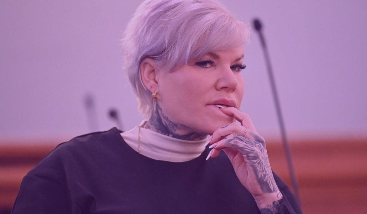 Melanie Müller nach dem Urteil