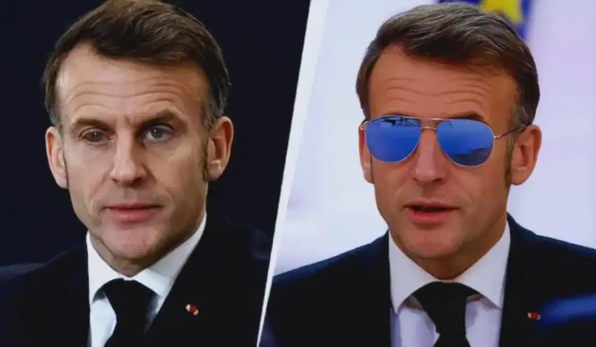 Macrons Sonnenbrille