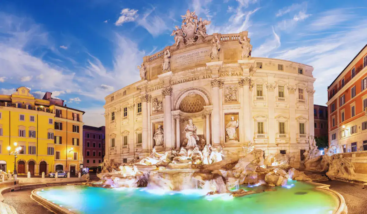 trevi brunnen