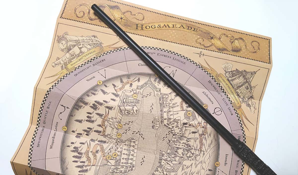 Map and Magical Wand