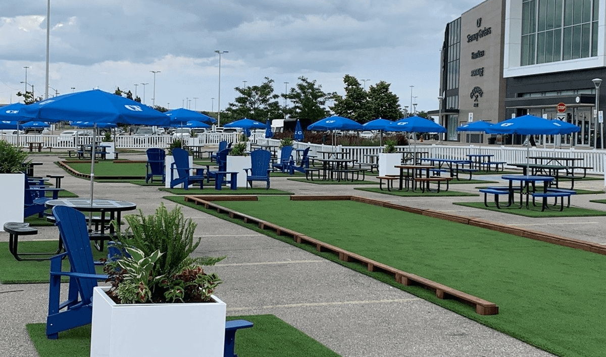 A gigantic Toronto patio just opened at Sherway Gardens