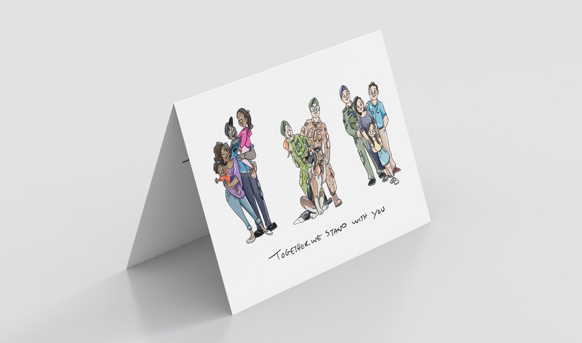 Together We Stand marks Military Family Appreciation Day with first-of-its-kind greeting card line
