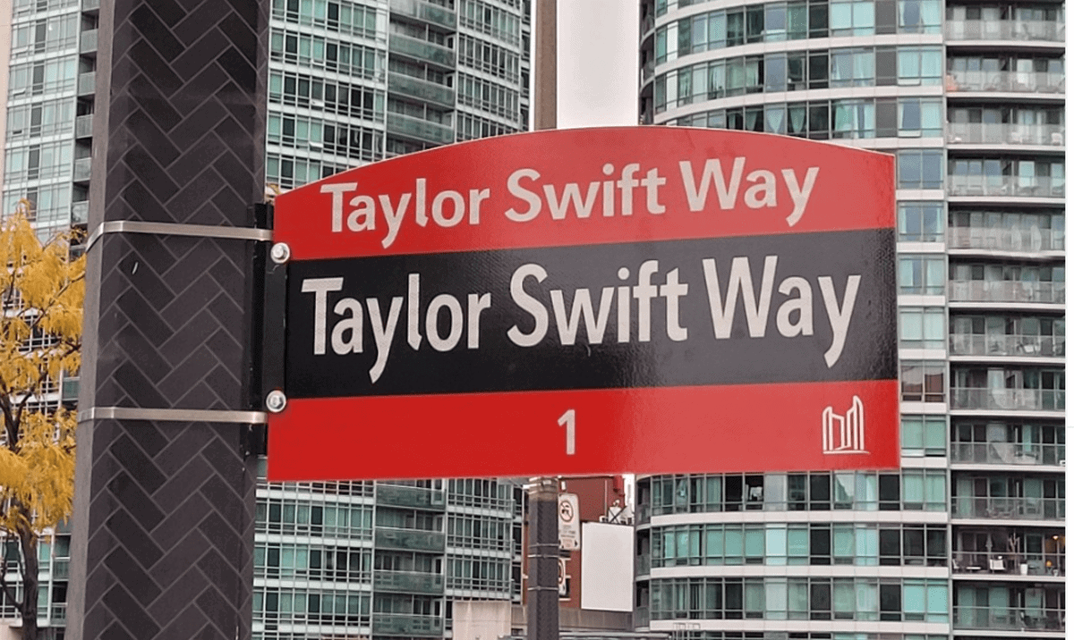 City of Toronto and Rogers unveil honorary “Taylor Swift Way” route