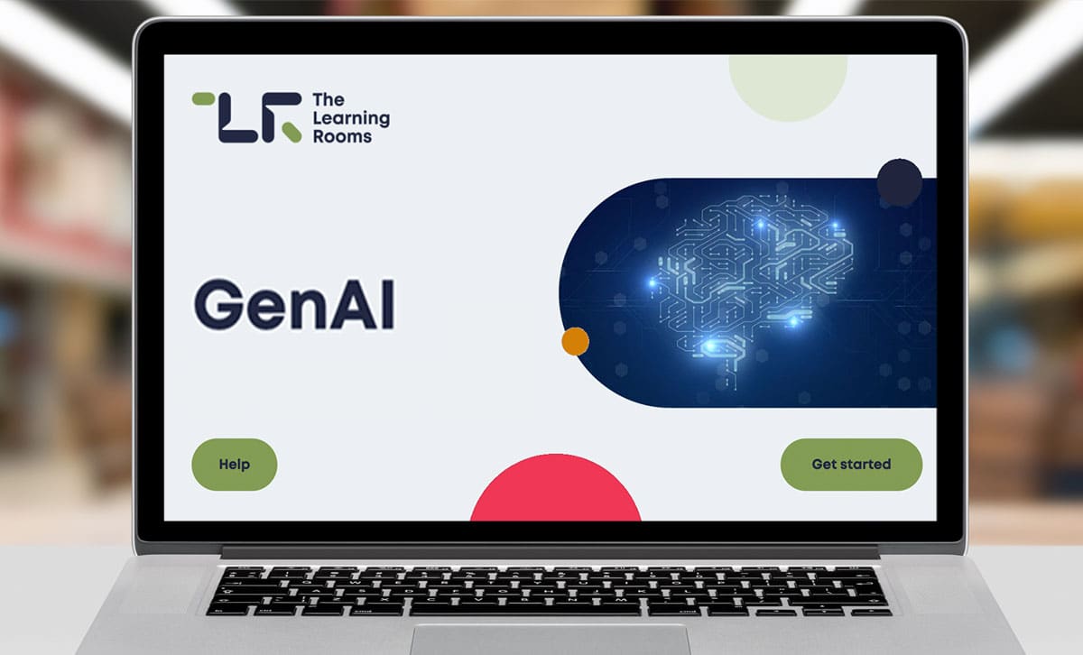 Screenshot of GenAI Esentials eLearning course. Screenshot of GenAI Esentials eLearning course.