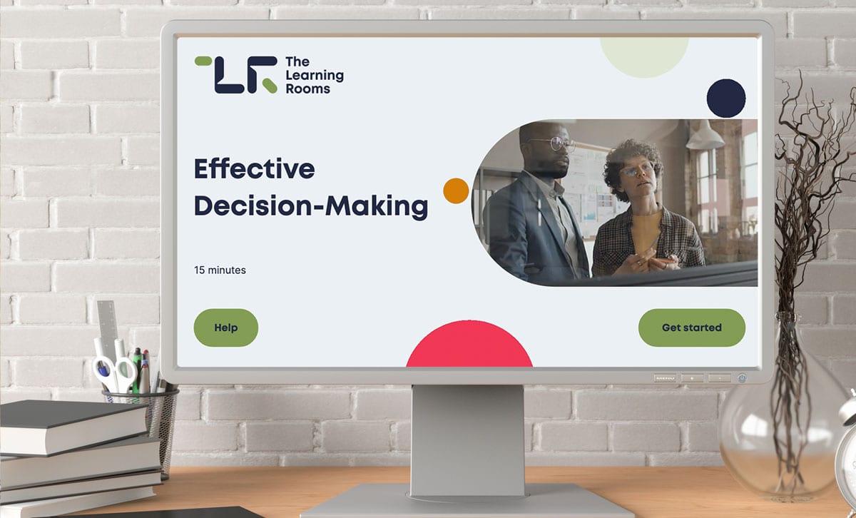 Screenshot showing the title slide of Effective Decision-Making online course. Screenshot showing the title slide of Effective Decision-Making online course.