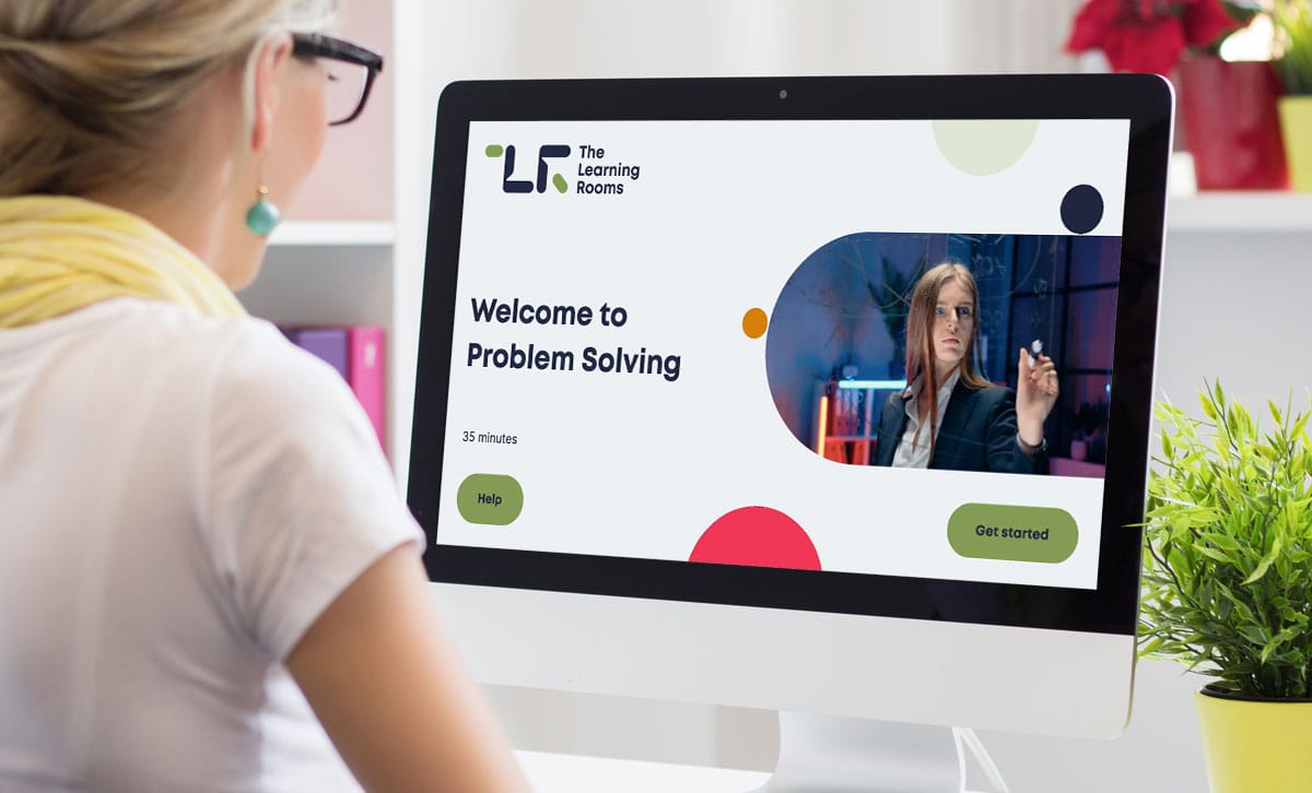 Screenshot showing the title slide of Problem Solving online course.