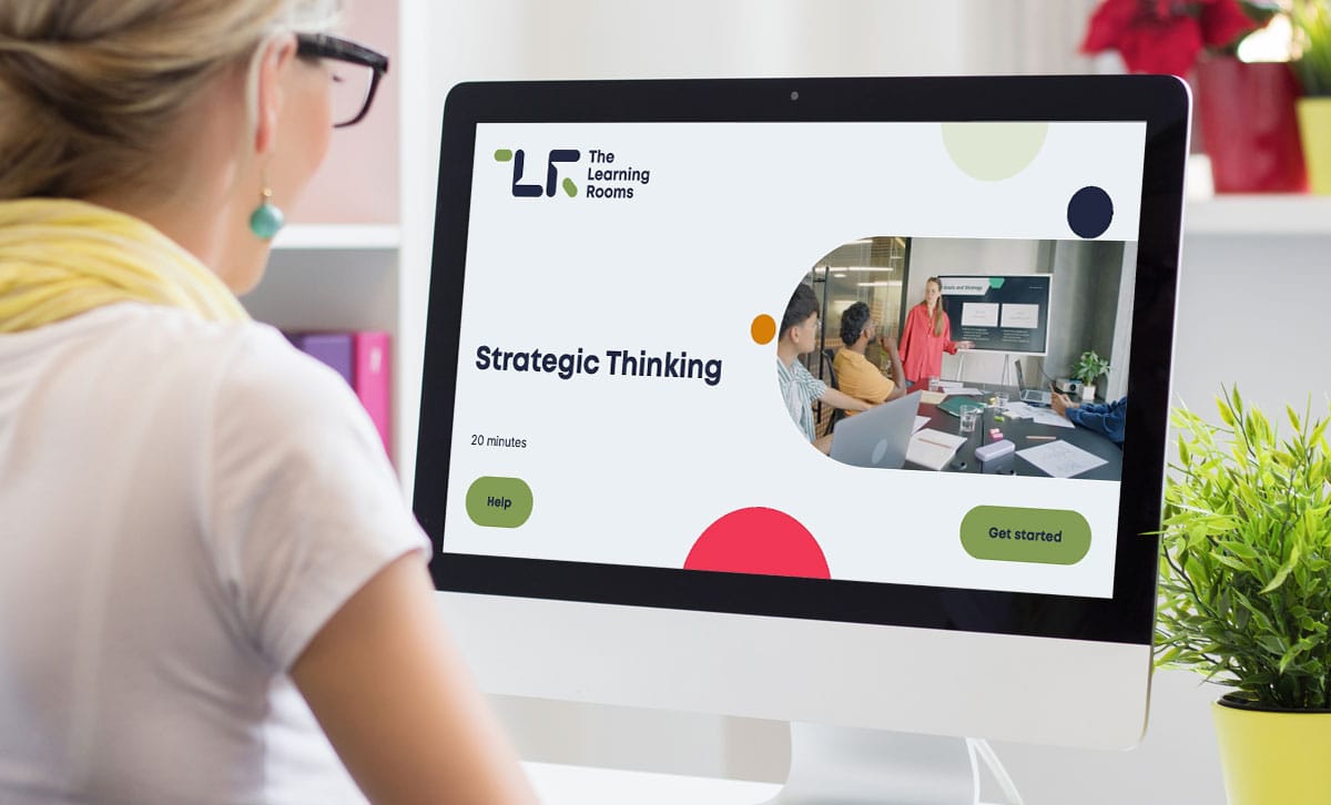 Screenshot of Strategic Thinking online course