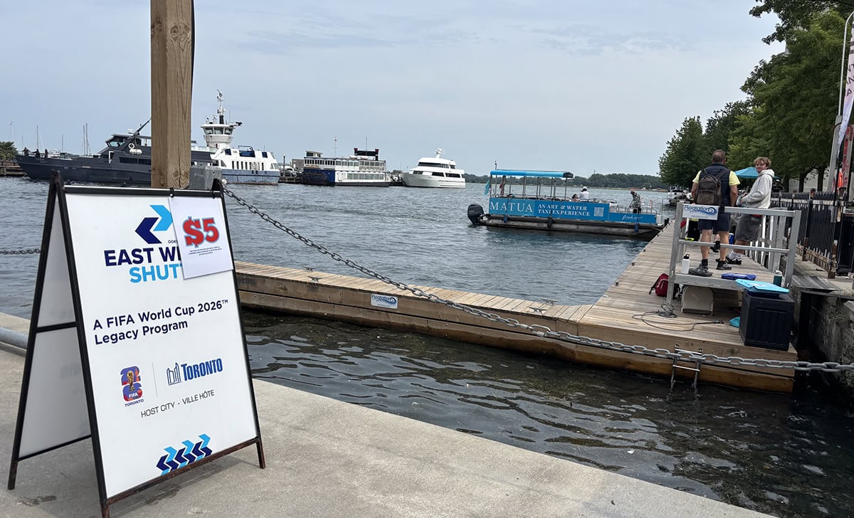 Toronto Launches First-Ever Water Shuttle Service