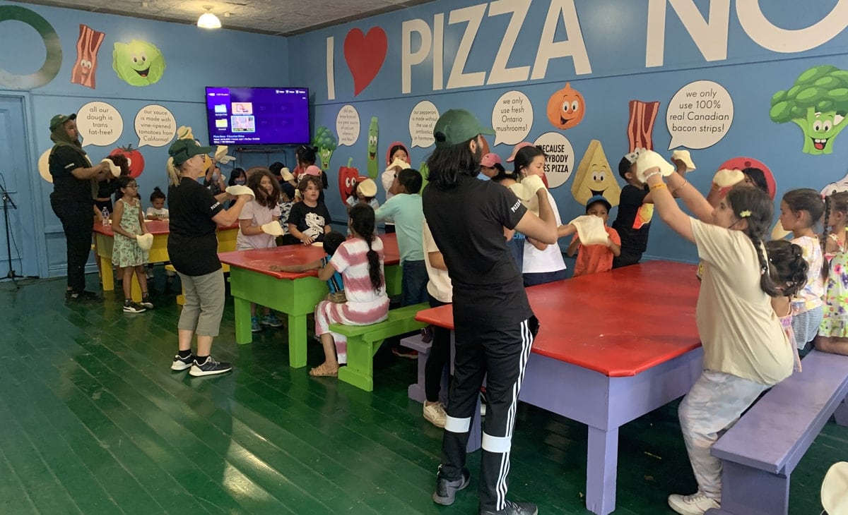Kids can learn how to make pizza at the CNE