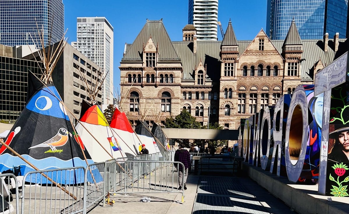 Truth & Reconciliation: Indigenous Legacy Gathering on Nathan Phillips Square honours residential school survivors