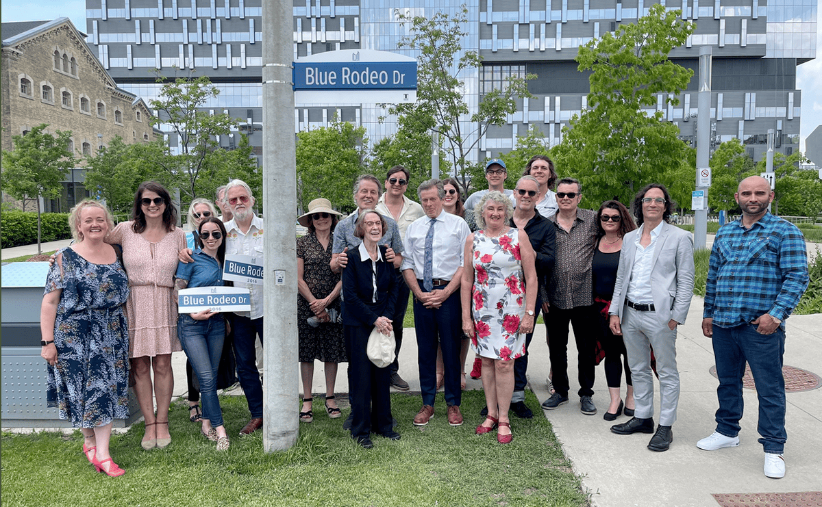A Toronto street is now named after a legendary Canadian band