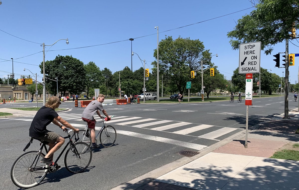 Here are City of Toronto’s ActiveTO weekend locations for August 28 and 29
