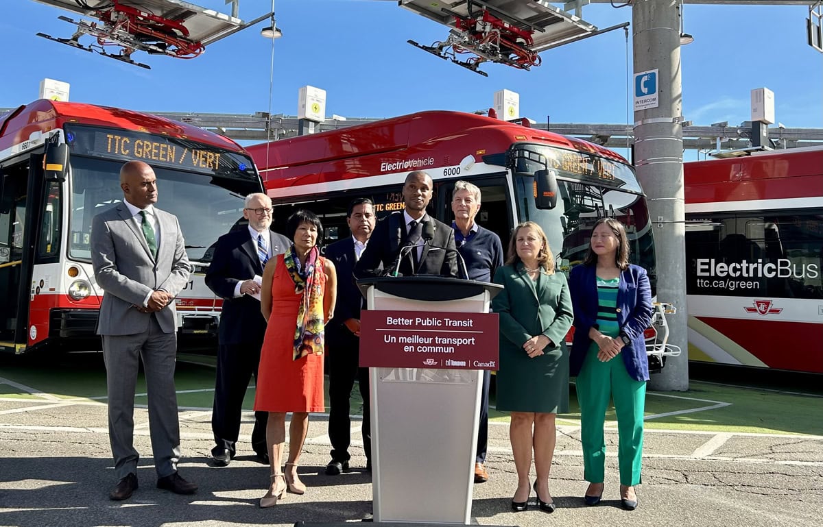 TTC welcomes new battery-electric buses