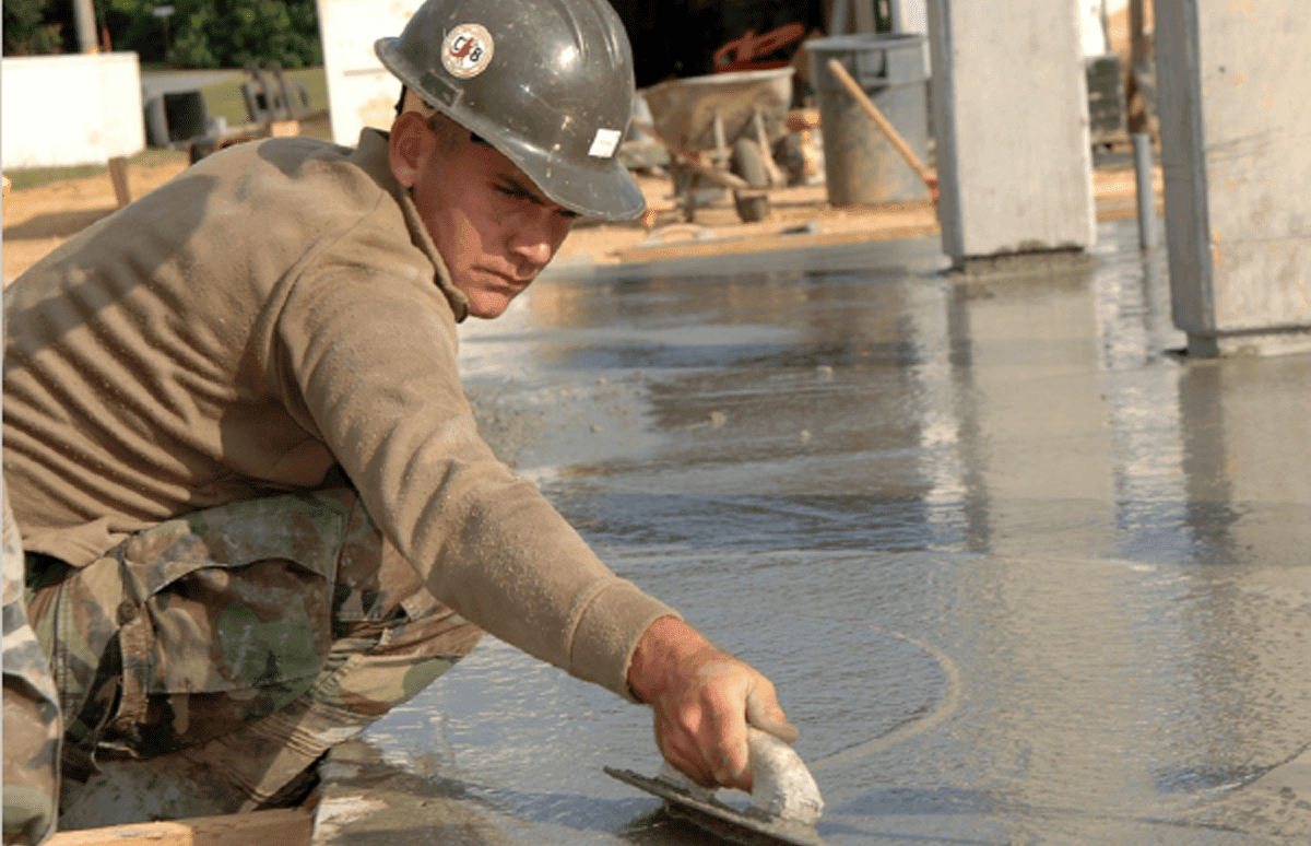 Types of concrete finishes