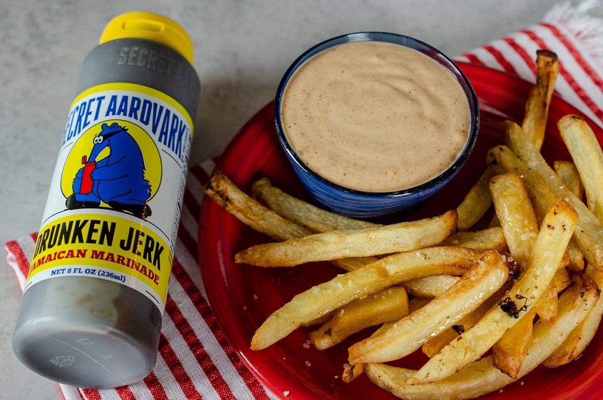 Secret Aardvark Drunken Fry Sauce with fries