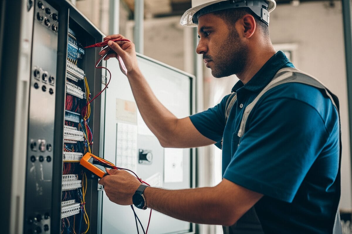 電気工事 一人親方のイメージ画像