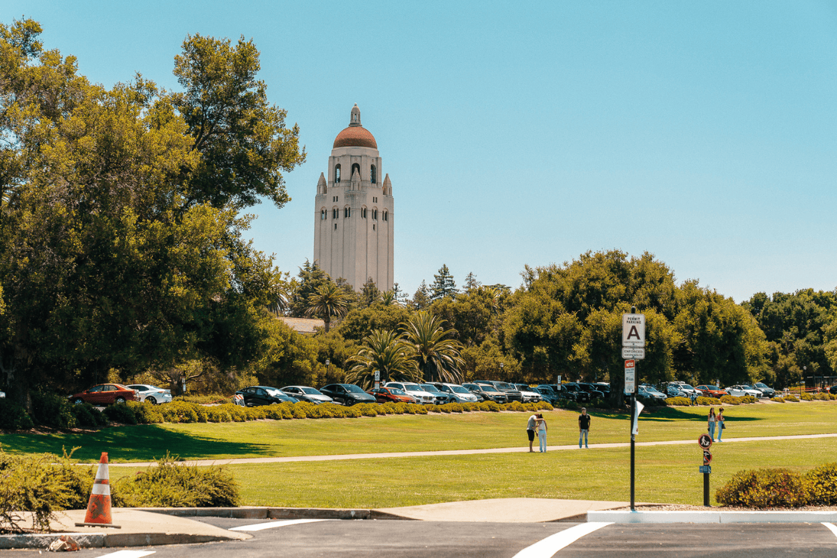 The picture shows Stanford University.