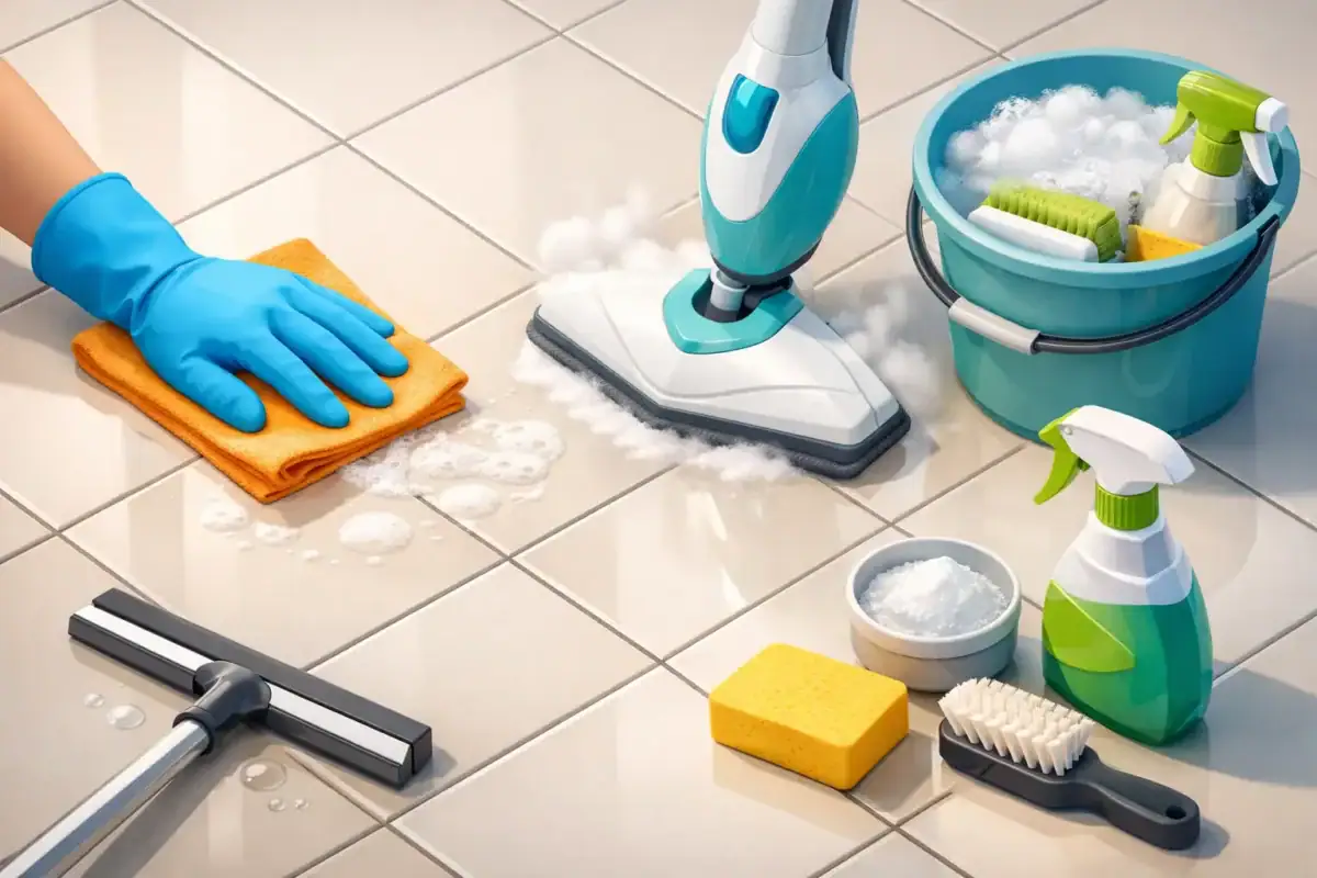 Best Ways to Clean Tile Without Damaging Grout