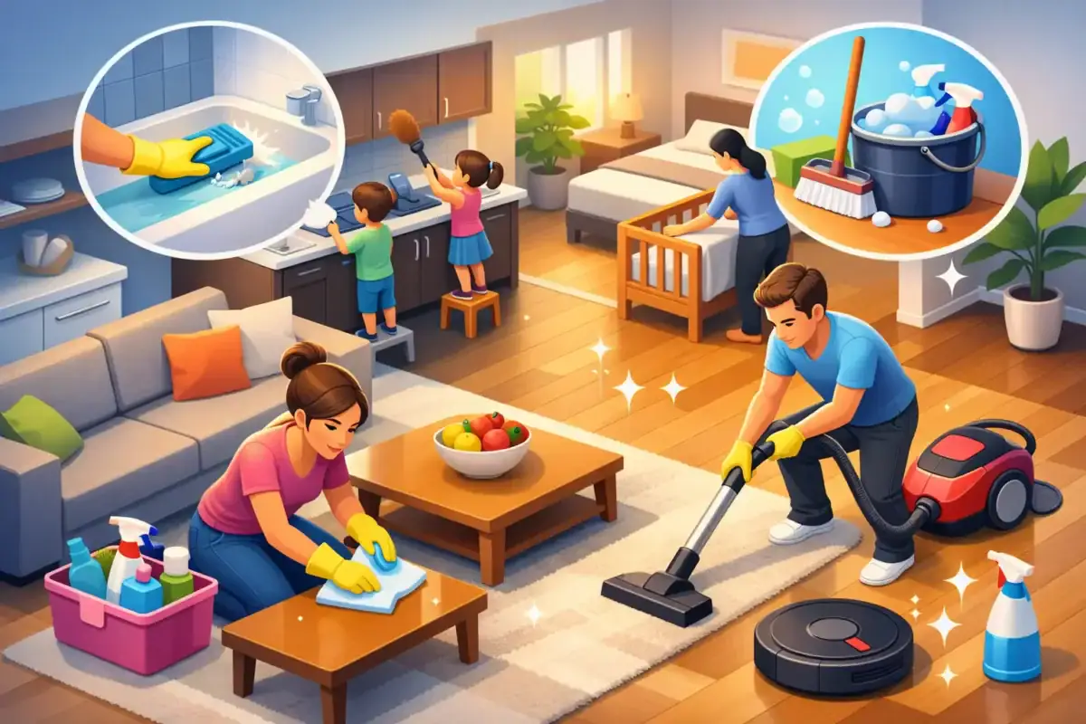 Deep Cleaning for Busy Families That Works