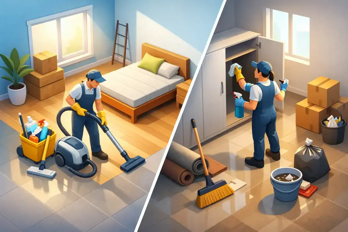 Difference Between Move In and Move Out Cleaning