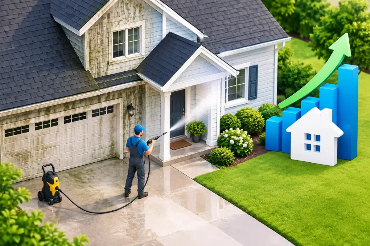 Does Pressure Washing Increase Value for Homes?
