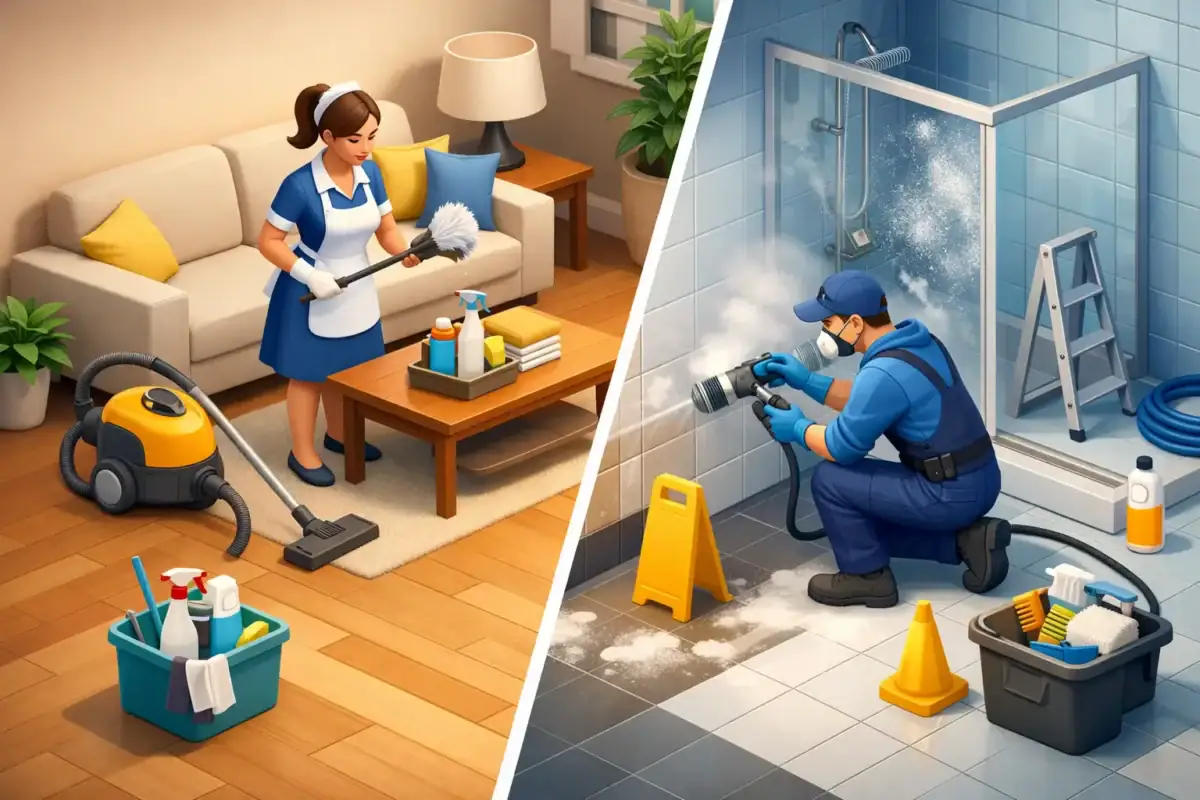 Maid Service vs Deep Cleaning: What Fits?