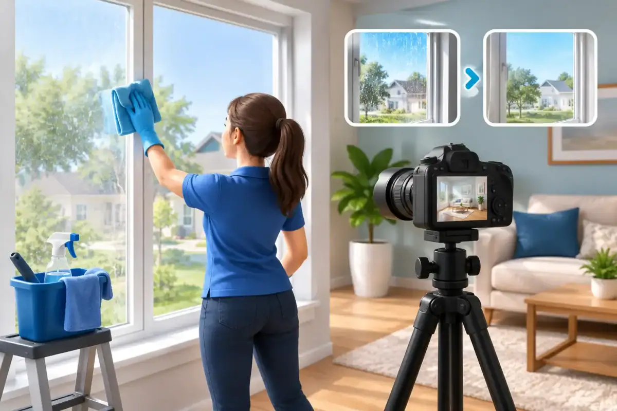 Should You Clean Windows Before Listing Photos?