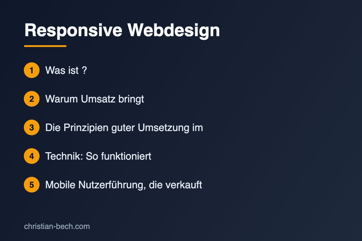 Responsive Webdesign mit Christian Bech