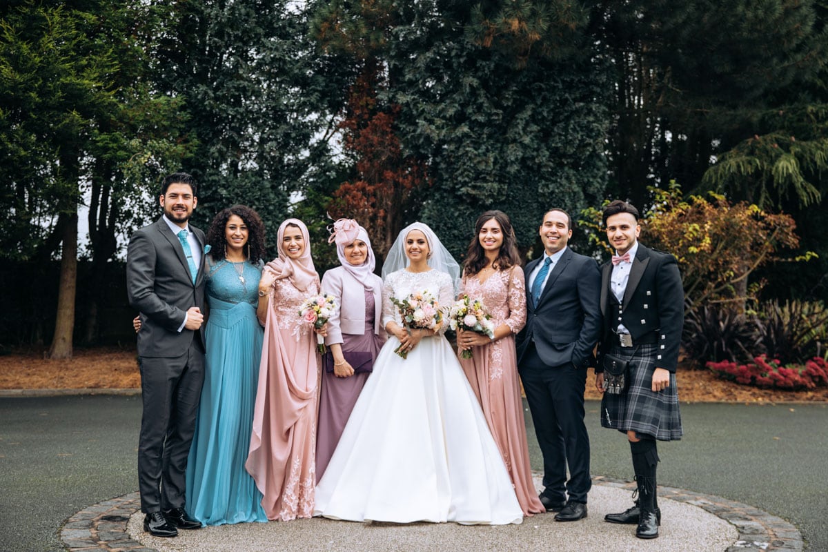 Colshaw Hall in Cheshire Family Photo