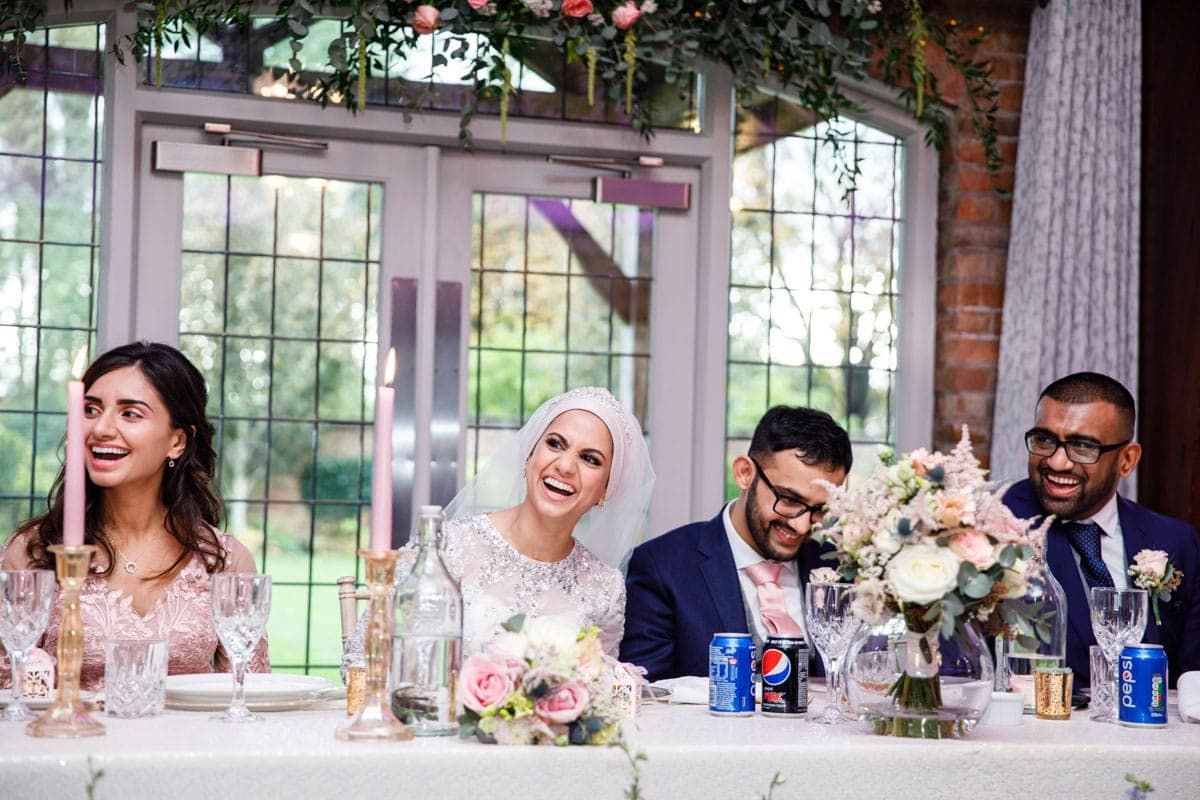 Persian wedding party at colshaw hall
