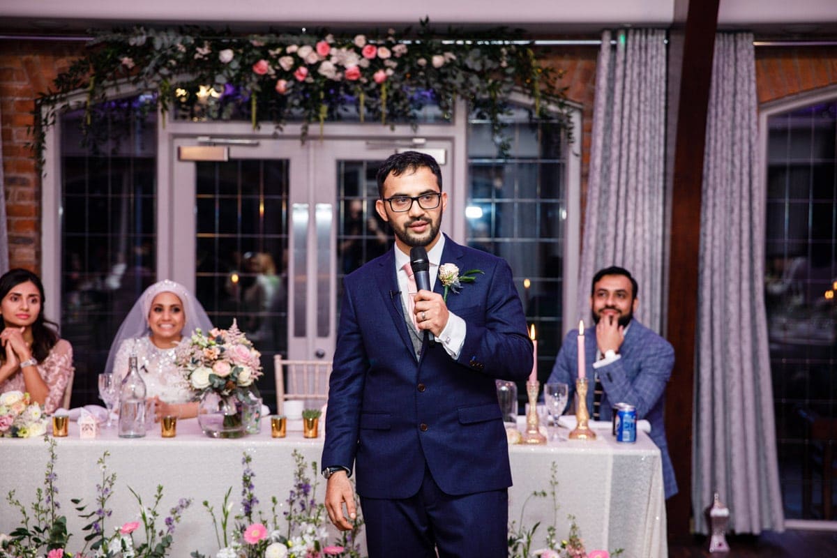 Persian wedding party at colshaw hall