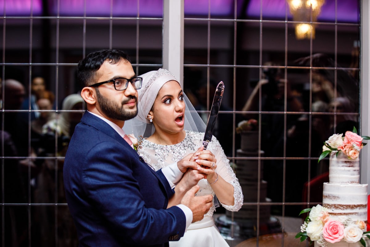 Persian wedding party at colshaw hall