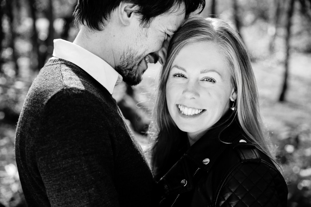 heaton park pre-wedding photograph of Sophie & Joel
