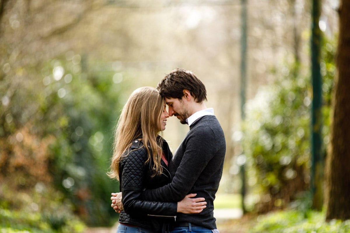 heaton park pre-wedding photograph of Sophie & Joel