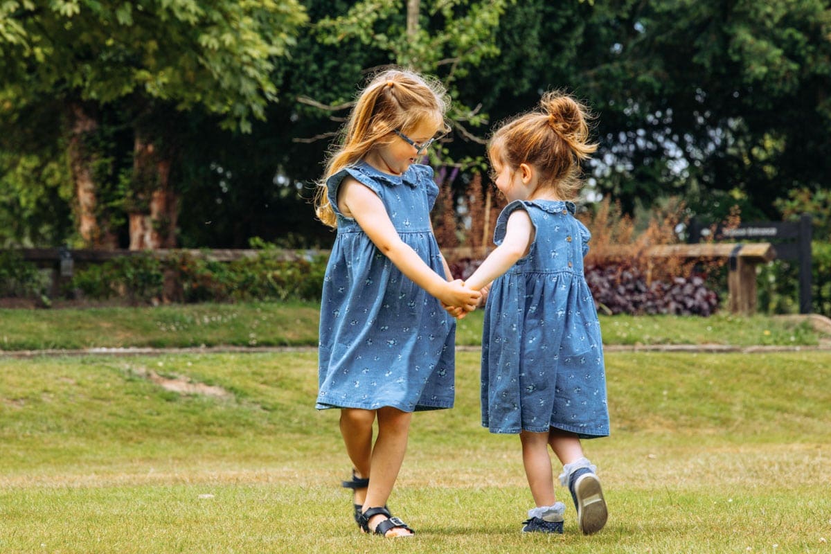 Kids playing at Bramhall Park