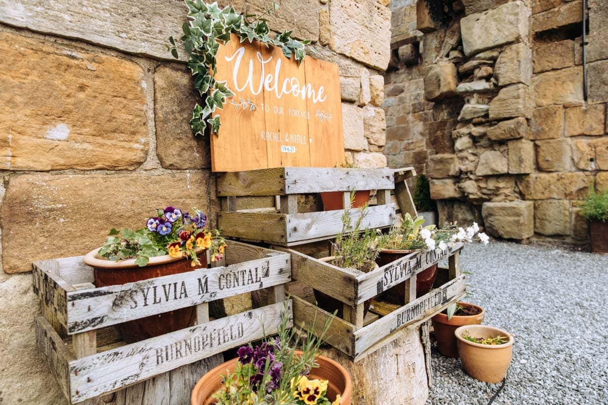 danby castle wedding breakfast room