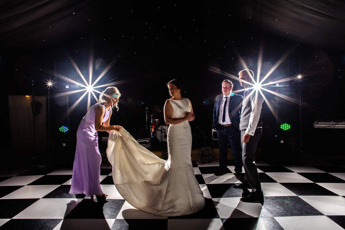 cheshire marquee on a farm wedding