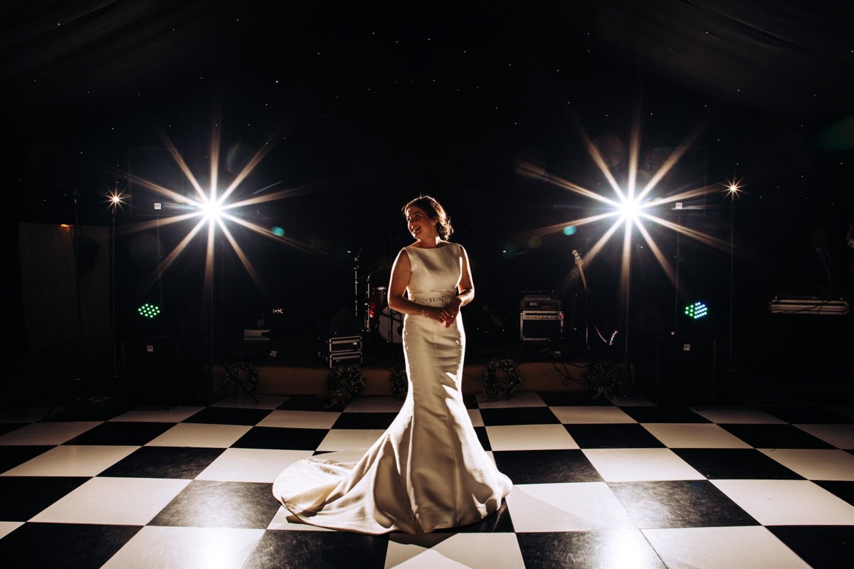 cheshire marquee on a farm wedding