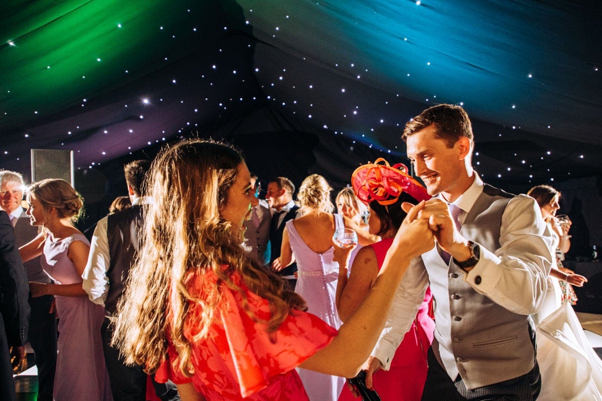 cheshire marquee on a farm wedding