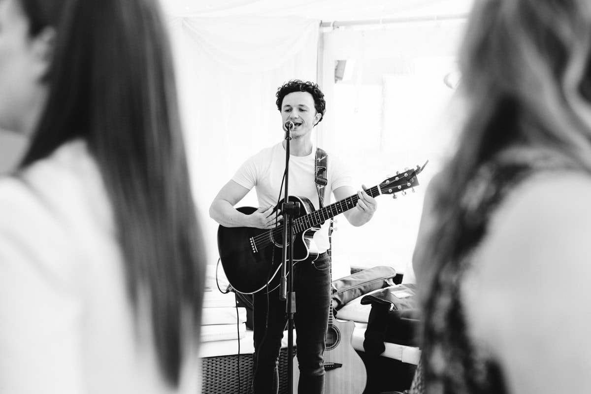 cheshire marquee on a farm wedding