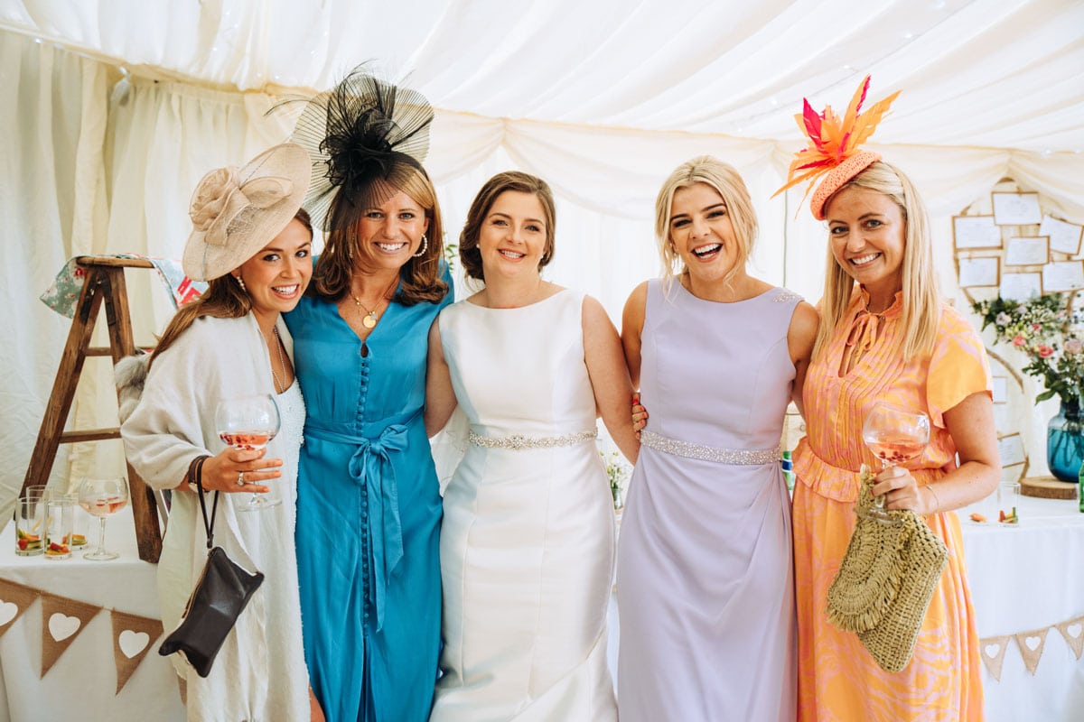 cheshire marquee on a farm wedding