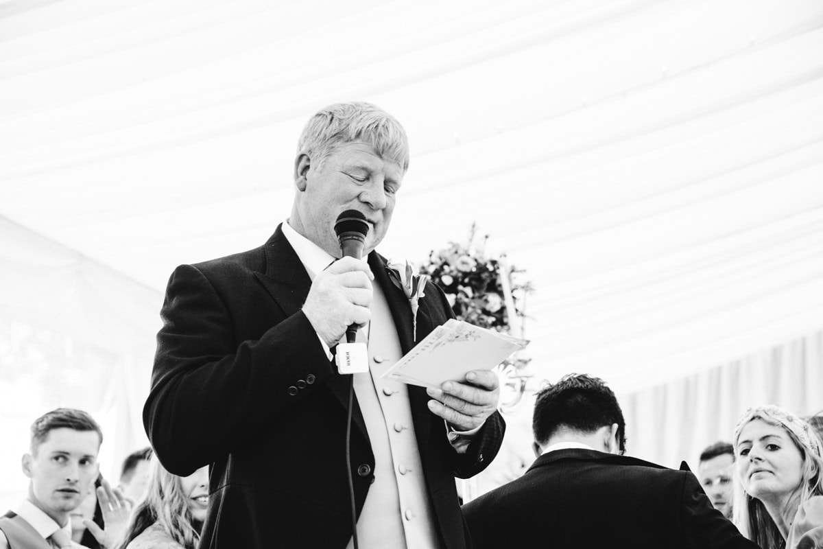 cheshire marquee on a farm wedding