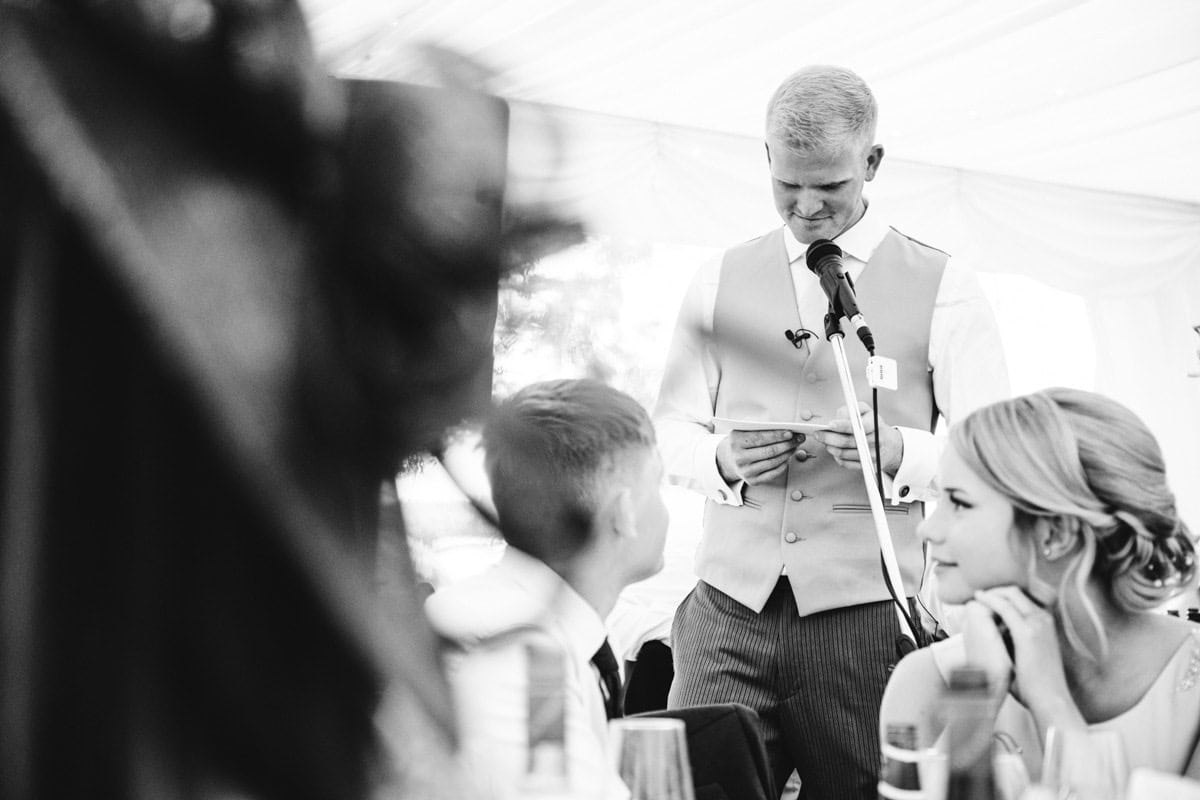 cheshire marquee on a farm wedding