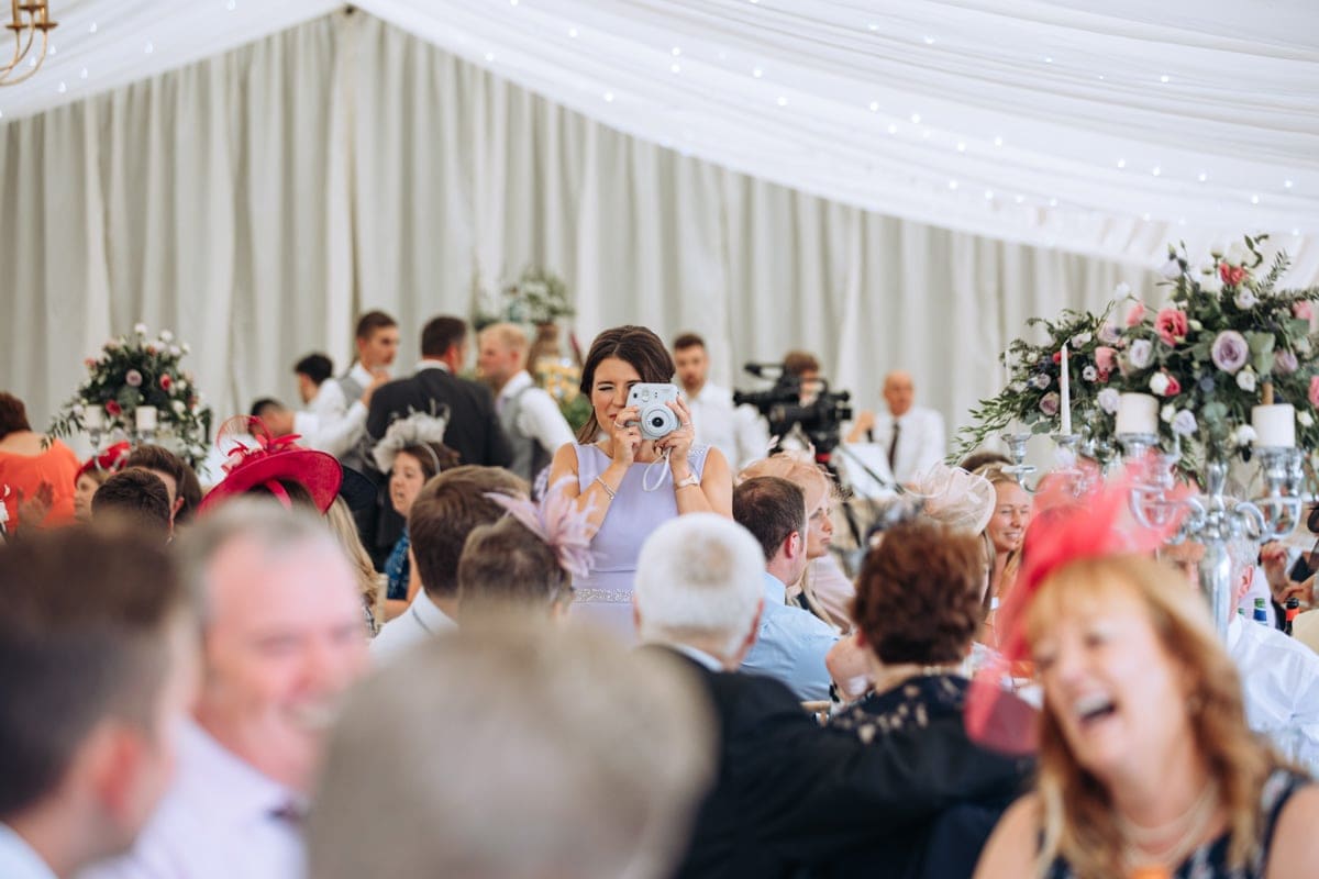 cheshire marquee on a farm wedding