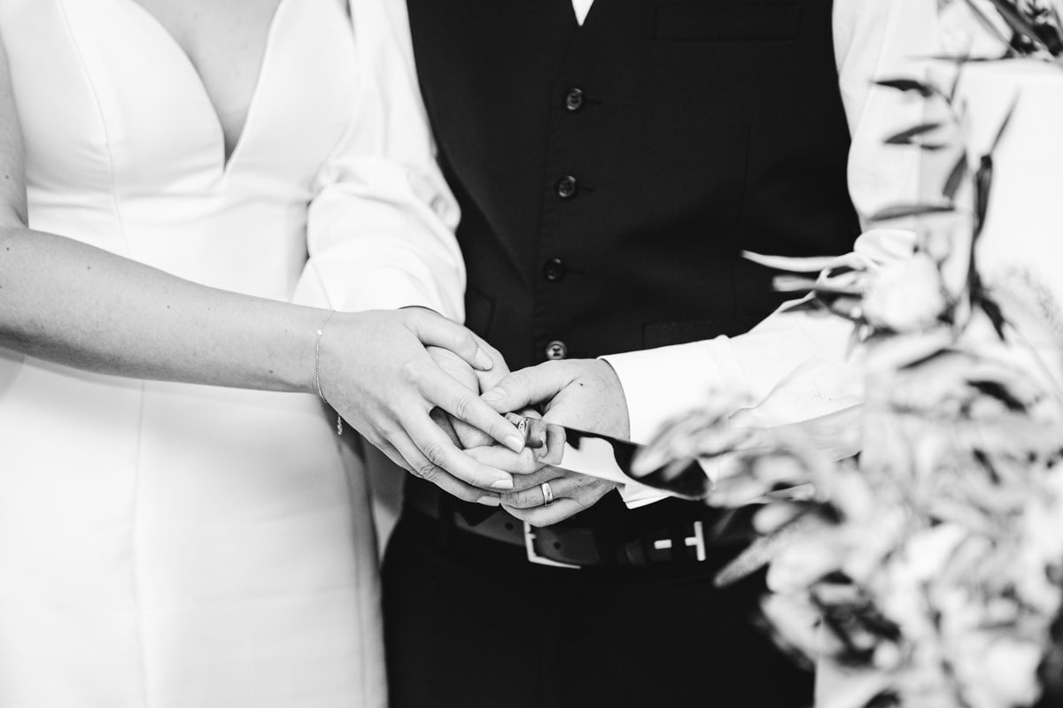 cake cut at eshott hall