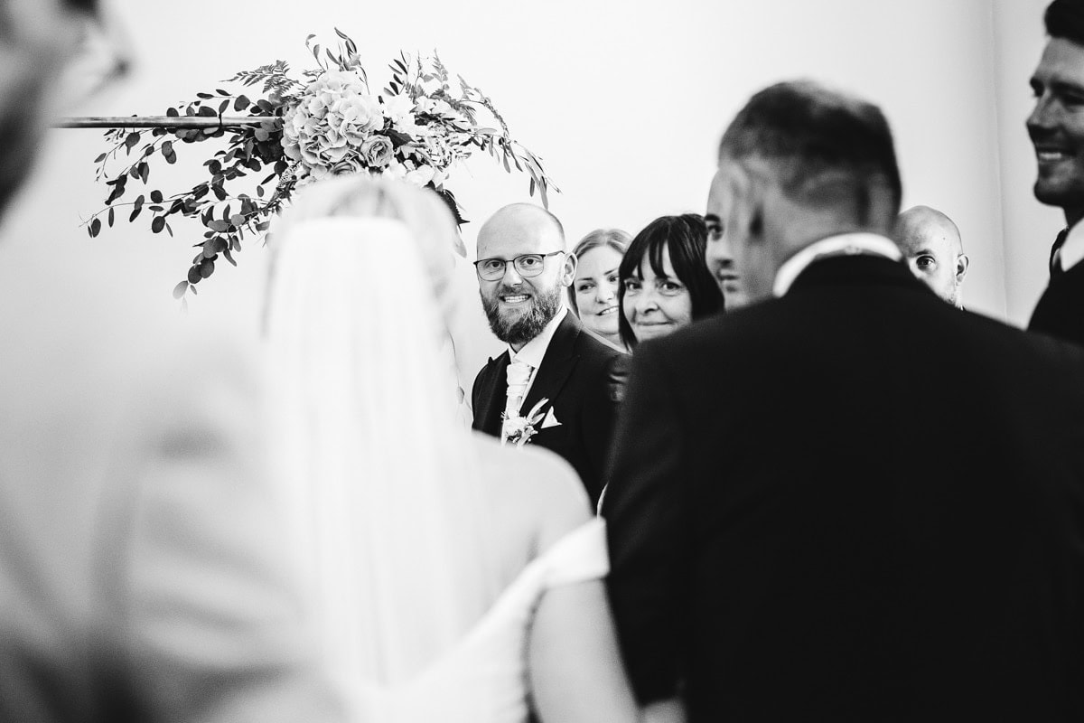 eshott hall chapel for the wedding ceremony
