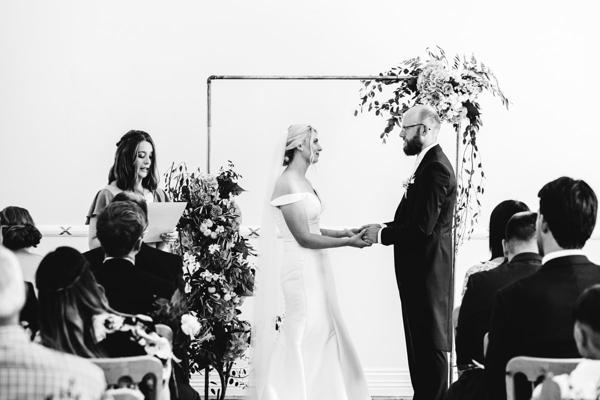 eshott hall chapel for the wedding ceremony