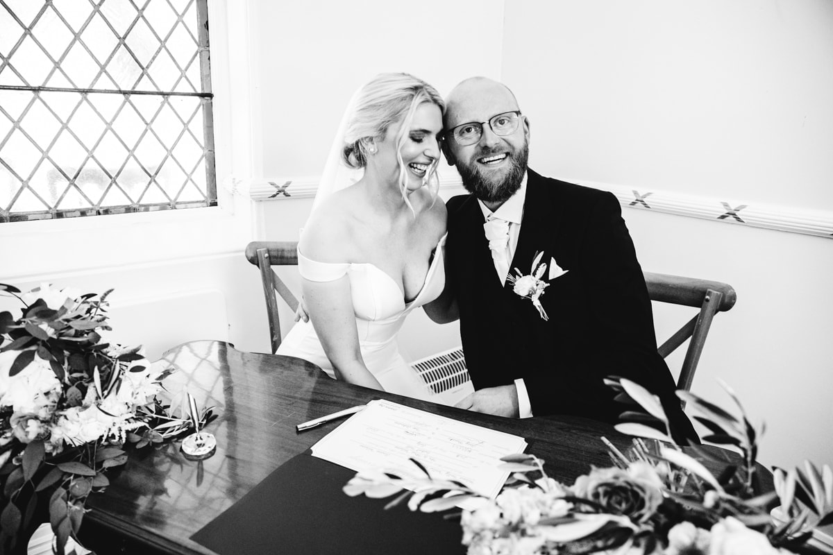 eshott hall chapel for the wedding ceremony